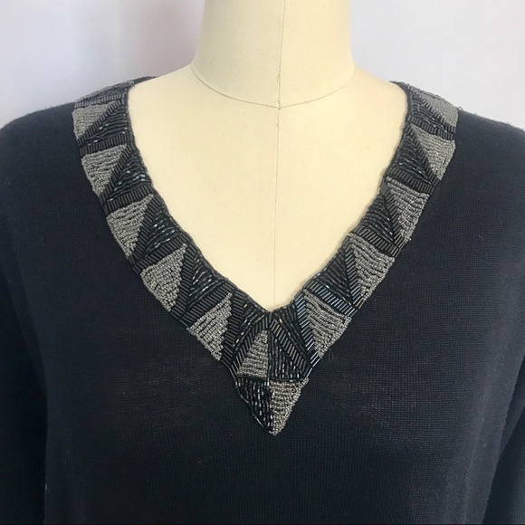 Vintage Bonnie and Bill Beaded Sweater- Size XL - Picture 3 of 6